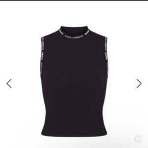 skims x dolce & gabana mock neck tank